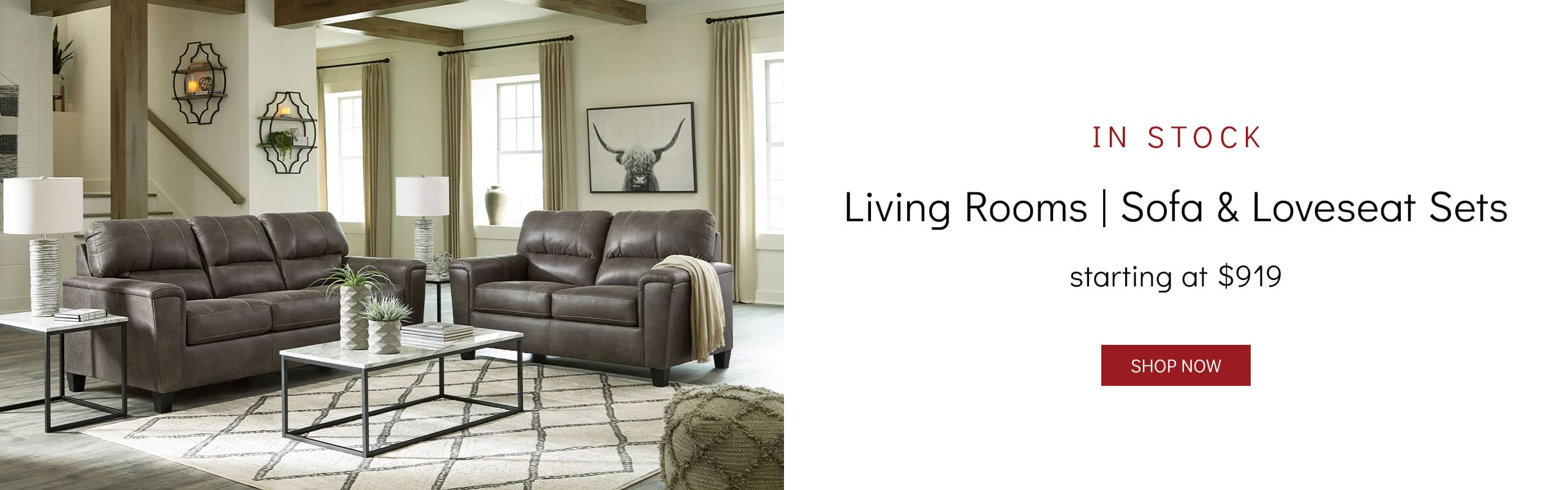 in stock: living room sets